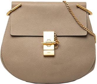 Chlo&eacute; Pre-owned Chloe Small Grained Calfskin Drew Crossbody Ladies NVYCOO82PP7MKGDJ
