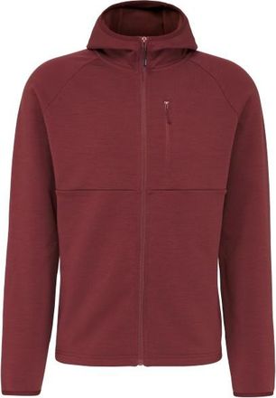 Stoic MerinoFleece335 KuolpaSt. III Zip Hoody Merinohoodie f&uuml;r Herren | rot