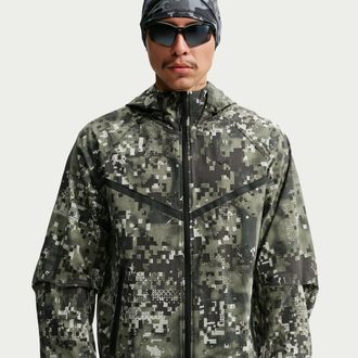 Nike Mens Tech Dri-FIT Woven Full-Zip Jacket in Grey | IM5709-328