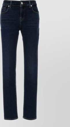 7 For All Mankind denim straight-leg jeans