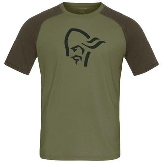 Norr&oslash;na Femund PureUll T-Shirt Merinoshirt f&uuml;r Herren | gr&uuml;n
