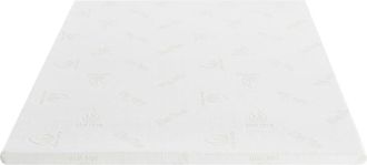 VENTE-UNIQUE.COM Sobrecolch&oacute;n viscosa blanco 140 x 190 cm