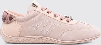 Roger Vivier Sneakers Viv Low in pelle liscia e scamosciata con logo ricamato