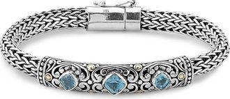 Samuel B. Sterling Silver Rope Bracelet in Blue at Nordstrom Rack