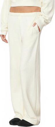 &Eacute;terne Oversized Wide Leg Sweatpant In Cream