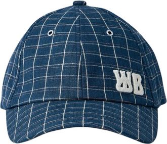 Wales Bonner Original Cap - Heren - Petten - Blauw - ONE Size - Katoen - Accessoires