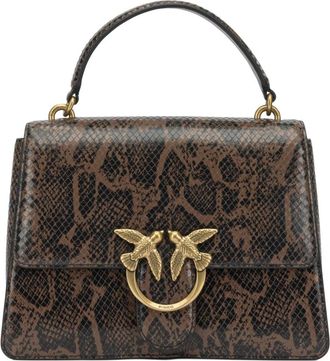Pinko Love One Top Handle - - Bags - unisex - Marrone - ONE SIZE
