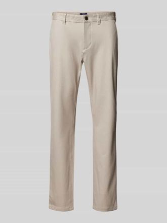 Mc Neal Slim Fit Chino mit Eingrifftaschen in Beige, Gr&ouml;&szlig;e 44
