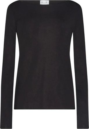 Wolford Mujer, Camisetas, Negro, Talla: L