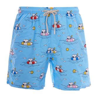MC2 Saint Barth Beachwear, male, Multicolor, Size: M Ultralight Swim Short