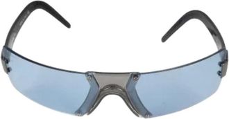 Chanel Pre-owned Metal sunglasses - Dames - Vintage Accessoires - Blauw - ONE Size - Vintage