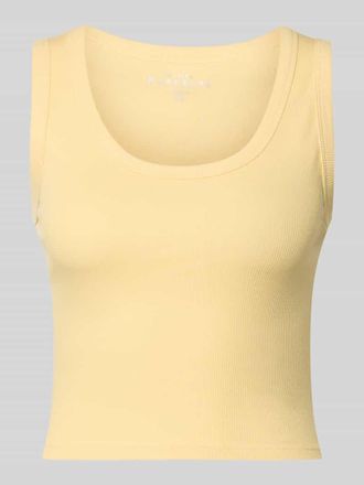 Only Slim Fit Tank Top aus Baumwoll-Mix Modell EASY in Hellgelb, Gr&ouml;&szlig;e XL