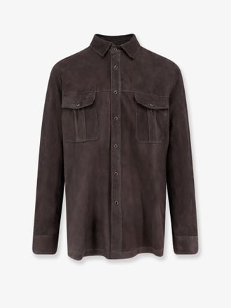 DFour Camicia in suede - DFOUR - gender_Man