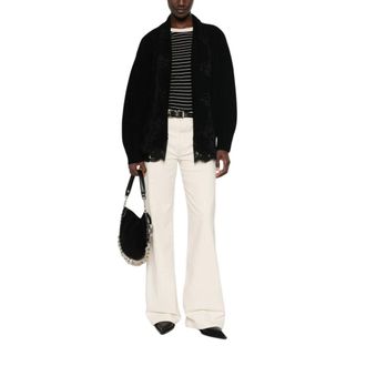 Ermanno Scervino Truien & Vesten, Dames, Zwart, XS, Cardigans