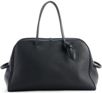 Jacquemus Le Turismo Leather Bowling Bag in Black at Nordstrom