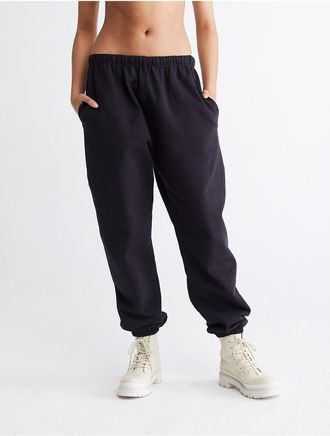 Calvin Klein Mens Standards Fleece Joggers - Black - XS