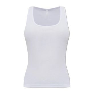Sams&oslash;e & Sams&oslash;e Sleeveless Tops, female, White, Size: XS Saamanza Tank Top