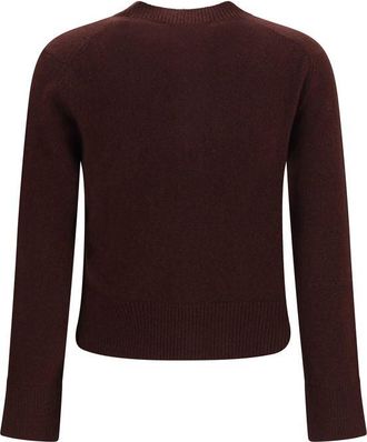 Maison Kitsun&eacute; Merino Wool Cardigan - Brown