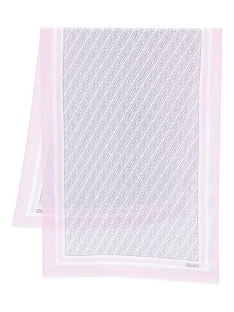 Liu Jo patterned scarf - Pink
