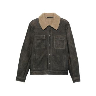 Salvatore Santoro Leather Outerwears Grigio-Uomo