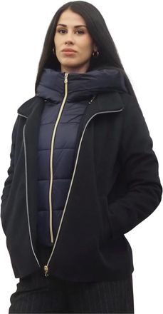 Emme Di Marella Emme DI Marella, Dames, Jassen, Blauw, Maat: XS Viscose