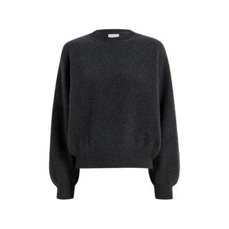 Khaite Margaux Sweater In Charcoal