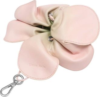 Simone Rocha Bag Accessories, female, Pink, Size: ONE SIZE Flower Purse Charm - Simone Rocha - Leather - Multi