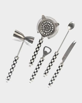 MacKenzie-Childs Courtly Check Bar Tool Set