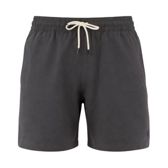 Ralph Lauren Beachwear, male, Gray, Size: XL Traveler Swim Shorts