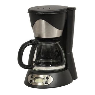 KitchenChef Kitchenchef - Cafetera Programable 6 Tazas 550w Negro / Acero Inoxidable - Ksmd230t - Kitchen Chef