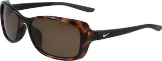 Nike BREEZE CT8031 220 Womens Sunglasses Tortoiseshell Size 57