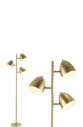 Jonathan Y Designs Billy 66.5 3-Light Modern Contemporary Iron LED Floor Lamp, Brass Gold at Nordstrom