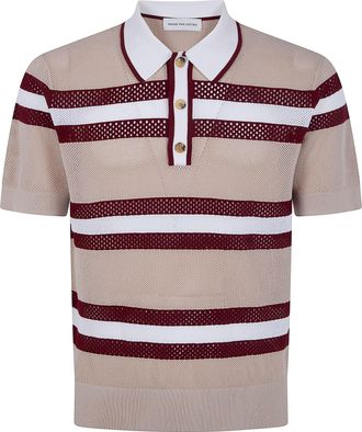 Dries Van Noten Mercy Stripe Polo Shirt