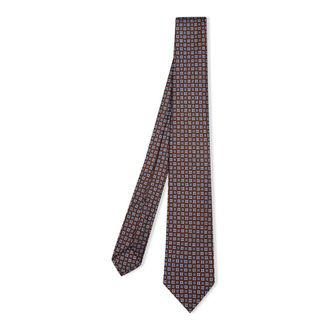 Kiton Ties, male, White, Size: ONE SIZE Silk Tie