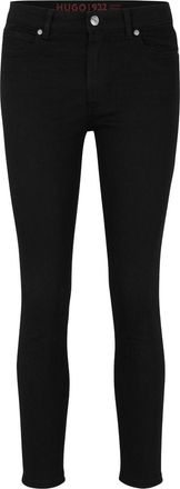 HUGO BOSS slim cut cotton trousers - women - Cotton/Elastane - 26/32 - Black