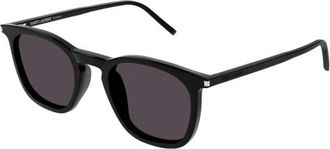 Saint Laurent Zonnebril - Heren - Zonnebrillen - Zwart - 49 MM - Accessoires