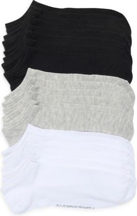 Vince Camuto Missy Basic Assorted 10-Pack Ankle Socks in Black White Grey at Nordstrom Rack, Size 9/11