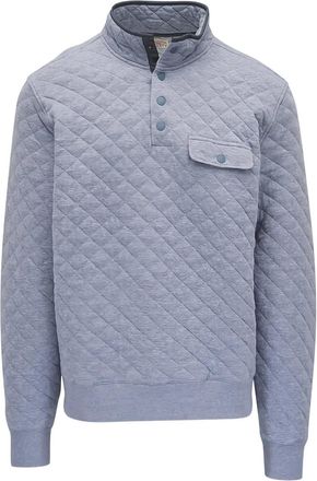 Faherty Felpa Epic trapuntata - Blu