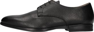 Doucal's Oslo Veterschoen - Heren - Nette schoenen - Zwart - 44 1/2 EU - Leer - Schoenen