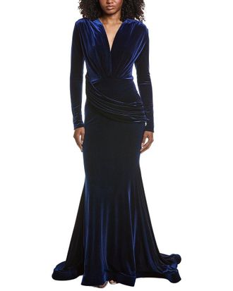 Issue New York Issue New York Velvet High-Low Gown