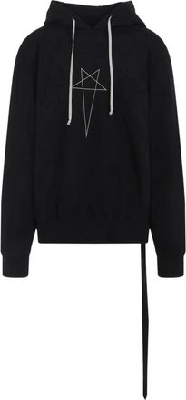 Rick Owens Zwarte Sweater Drkshdw Stijl - Heren - Hoodies - Zwart - L - Hoodies & sweatvesten