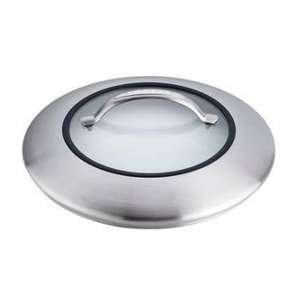 Scanpan CTX 6.25 Inch Steel & Glass Lid in Silver at Nordstrom