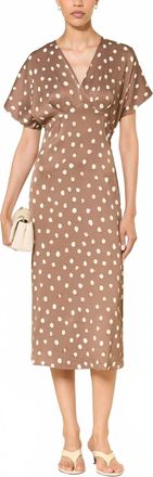 Inwear Henri Fitted Dress In Brown Dot