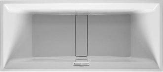 Duravit Ba&ntilde;era Rectangular 2nd Floor 2 Respaldo Inclinado 1800x800mm Blanco