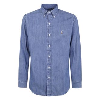 Polo Ralph Lauren Overhemden, Heren, Blauw, M, Casual Shirts