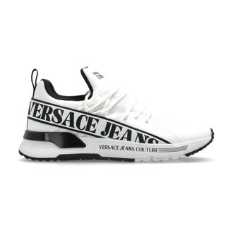 Versace Jeans Couture Sneakers, male, White, Size: 12 US Sports shoes with printed logo