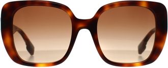 Burberry BE4371 331613 licht havana bruin gradiënt zonnebril