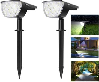 OEM Spot Solar Exterior - 30 Led - Angulo De Iluminaci&oacute;n 180&deg; - Grado De Protecci&oacute;n Ip67 - Panel Solar Ajustable Hasta 90&deg; - Para Jard&iacute;n Camino O Pasillo 
