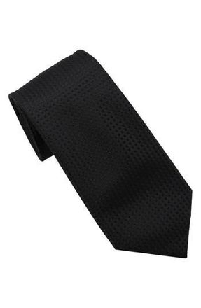 Karl Lagerfeld Diamond Jacquard Tie in Black/white at Nordstrom Rack