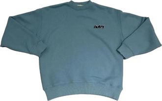 Autry Sweatshirt met logoprint - Heren - Sweatshirts - Blauw - L - Katoen - Hoodies & sweatvesten
